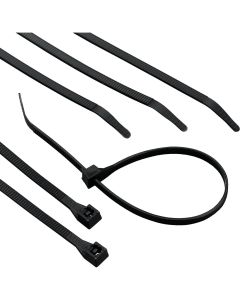 Gardner Bender 8 In. x 0.17 In. Black Nylon Ultra Violet Cable Tie (15-Pack)