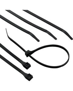 Gardner Bender 14 In. x 0.17 In. Black Nylon Ultra Violet Cable Tie (8-Pack)