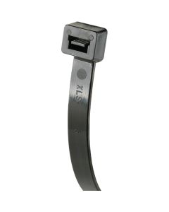 24" 10pc Blk Cable Tie