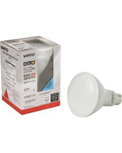 Satco Ditto 65W Equivalent Natural Light BR30 Medium Dimmable LED Floodlight Light Bulb