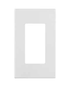 1-gang Screwless Wallplate Wht