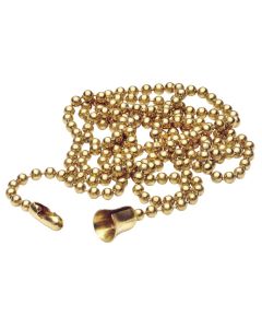 Leviton 3 Ft. Brass Bell Pull Chain