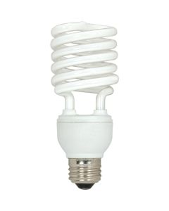 Satco 100W Equivalent Warm White Medium Base T2 Spiral CFL Light Bulb (3-Pack)