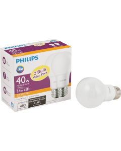 2pk 5.5w A19 Sw Led Bulb