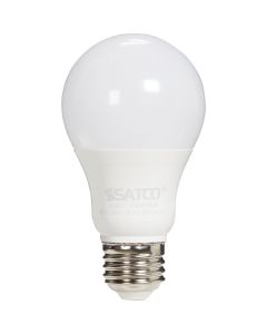 Satco 60W Equivalent Natural Light A19 Medium LED Light Bulb (4-Pack)