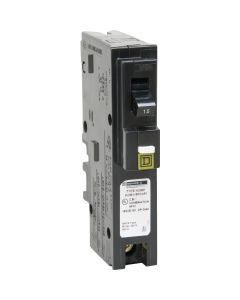 Square D Homeline 15A Single-Pole CAFCI Plug-On Neutral Combination Arc Fault Breaker