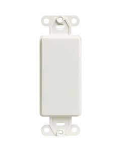 Leviton Decora QuickPort White Blank Wall Plate Insert