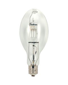 Satco 175W Clear ED28 Mogul Screw Metal Halide High-Intensity Light Bulb