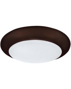 Canarm 6 In. Oil Rubbed Bronze LED Disc Flush Mount Light Fixture