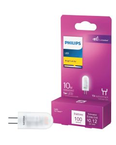 Philips 1W Clear T3 Bi-Pin LED Landscape Low Voltage Light Bulb