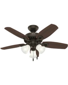 Hunter Builder Small Room 42 In. New Bronze Ceiling Fan with Light Kit