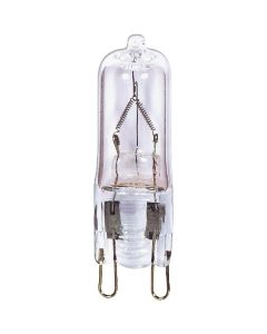 Satco 35W 120V Clear Double Loop Base T4 Halogen Special Purpose Light Bulb