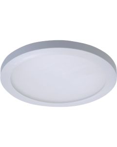 Halo 6 In. Round Retrofit IC/Non-IC Rated White LED Flush Mount LED Recessed Light Kit