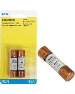 Bussmann 20A NON Cartridge General Purpose Cartridge Fuse (2-Pack)