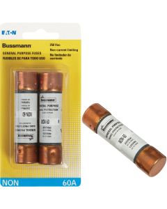 Bussmann 60A NON Cartridge General Purpose Cartridge Fuse (2-Pack)