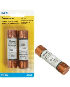 Bussmann 40A NON Cartridge General Purpose Cartridge Fuse (2-Pack)