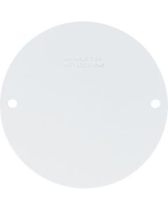 Southwire Round Weatherproof White Blank Cover