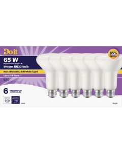 6pk 65w Br30 Sw Led Bulb