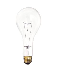 Satco 300W Clear Medium Base PS25 Incandescent High Wattage Light Bulb