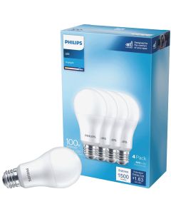 4pk 100w A19 Dl Led Bulb