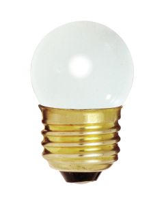 Satco 7.5W Frosted Medium Base S11 Incandescent Light Bulb