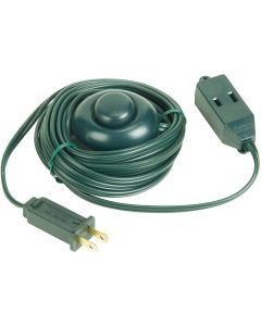 Do it 15 Ft. 18/2 Green Extension Cord with Foot Switch