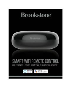 Brookstone Smart WiFi Black Remote Control