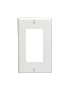 Leviton Decora 1-Gang Nylon Rocker Decorator Wall Plate, White