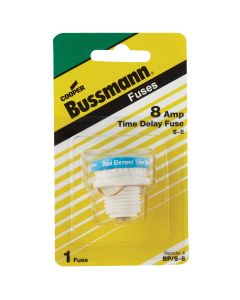 Bussmann 8A BP/S Time-Delay Plug Fuse