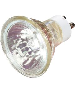 Satco 35W Equivalent Clear GU10 Base MR16 Halogen Floodlight Light Bulb