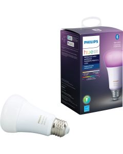 Philips Hue White & Color Ambiance 60W Equivalent Medium A19 Dimmable LED Light Bulb