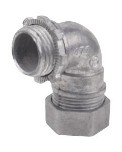 Halex 1/2 In. Compression 90-Degree EMT Conduit Connector