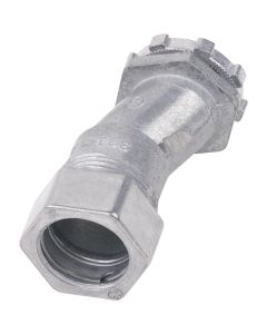 Halex 1/2 In. Compression 3/8 In. Offset EMT Conduit Connector