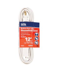 Do it Best 12 Ft. 16/2 White Cube Tap Extension Cord