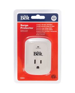 Do it Best 1-Outlet 15A Gray Surge Tap