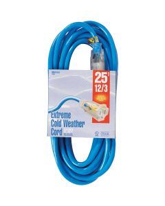 Coleman Cable ColdFlex 25 Ft. 12/3 Cold Weather Extension Cord