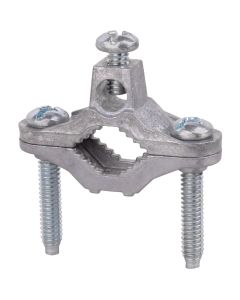 Steel City 1/2 In. to 1 In. #10 to #2 AWG Set Screw Ground Clamp