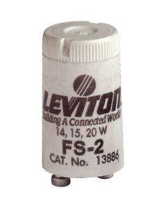 Leviton 14W/15W/20W 2-Pin T8 Fluorescent Starter