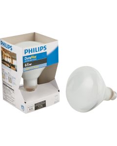 Philips DuraMax 65W Frosted Medium Base BR40 Incandescent Floodlight Light Bulb