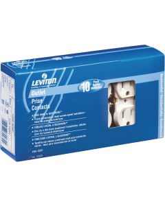 10pk Iv Duplx Receptacle