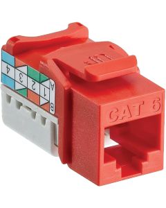 Orange 8-wire Cat6 Jack