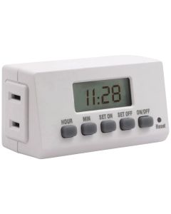 Prime EZ-Set 125V 24 Hr. Indoor Digital Timer