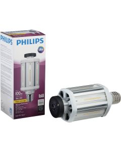 Philips TrueForce 100W HID Equivalent Clear Corn Cob Mogul Base LED High-Intensity Light Bulb