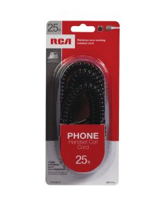 RCA 25 Ft. Black Phone Cord