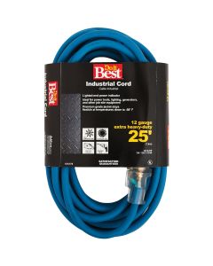 Do it Best 25 Ft. 12/3 Industrial Outdoor Extension Cord