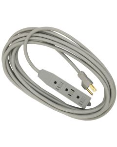 Do it 20 Ft. 16/3 3-Outlet Gray Extension Cord