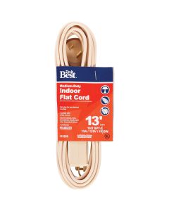 Do it Best 13 Ft. 16/2 Flat Plug Tan Extension Cord