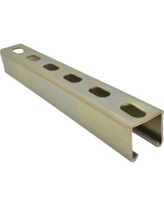 Superstrut 6 ft. 12 Ga. Gold Galvanized Electroplated Zinc Strut Channel