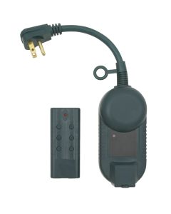 Do it 12.5A 120V 1500W Green Outdoor Timer with Remote