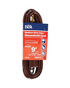 Do it Best 9 Ft. 16/2 Brown Cube Tap Extension Cord